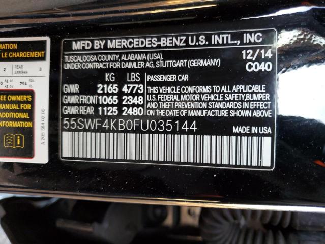 Photo 11 VIN: 55SWF4KB0FU035144 - MERCEDES-BENZ C 300 4MAT 