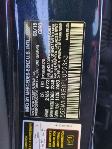 Photo 12 VIN: 55SWF4KB0FU059363 - MERCEDES-BENZ C 300 4MAT 