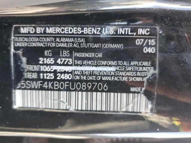 Photo 11 VIN: 55SWF4KB0FU089706 - MERCEDES-BENZ C 300 4MAT 