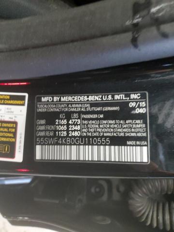 Photo 11 VIN: 55SWF4KB0GU110555 - MERCEDES-BENZ C 300 4MAT 