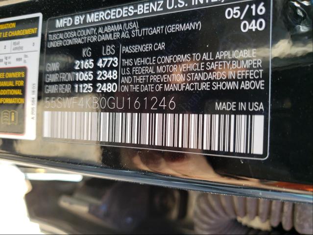 Photo 9 VIN: 55SWF4KB0GU161246 - MERCEDES-BENZ C 300 4MAT 