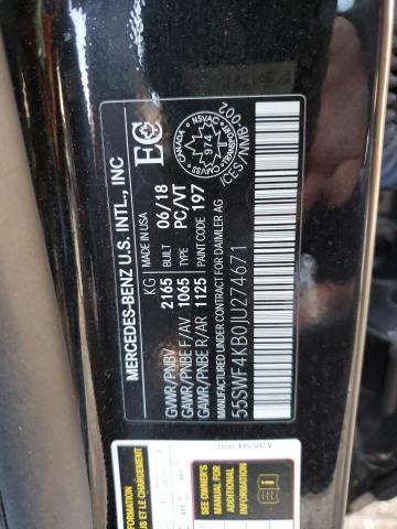 Photo 11 VIN: 55SWF4KB0JU274671 - MERCEDES-BENZ C 300 4MAT 