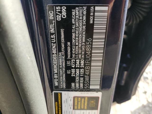 Photo 12 VIN: 55SWF4KB1FU048856 - MERCEDES-BENZ C 300 4MAT 