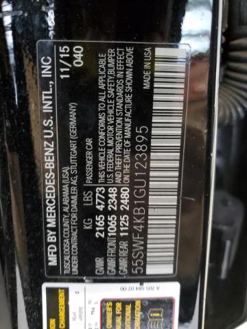 Photo 11 VIN: 55SWF4KB1GU123895 - MERCEDES-BENZ C 300 4MAT 