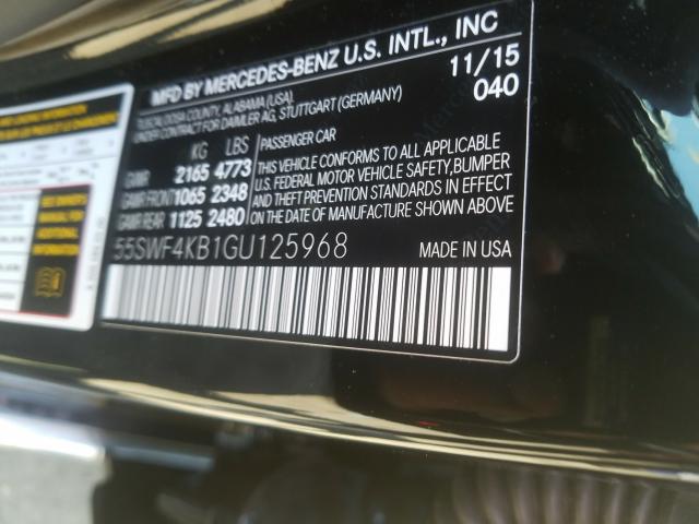 Photo 9 VIN: 55SWF4KB1GU125968 - MERCEDES-BENZ C 300 4MAT 