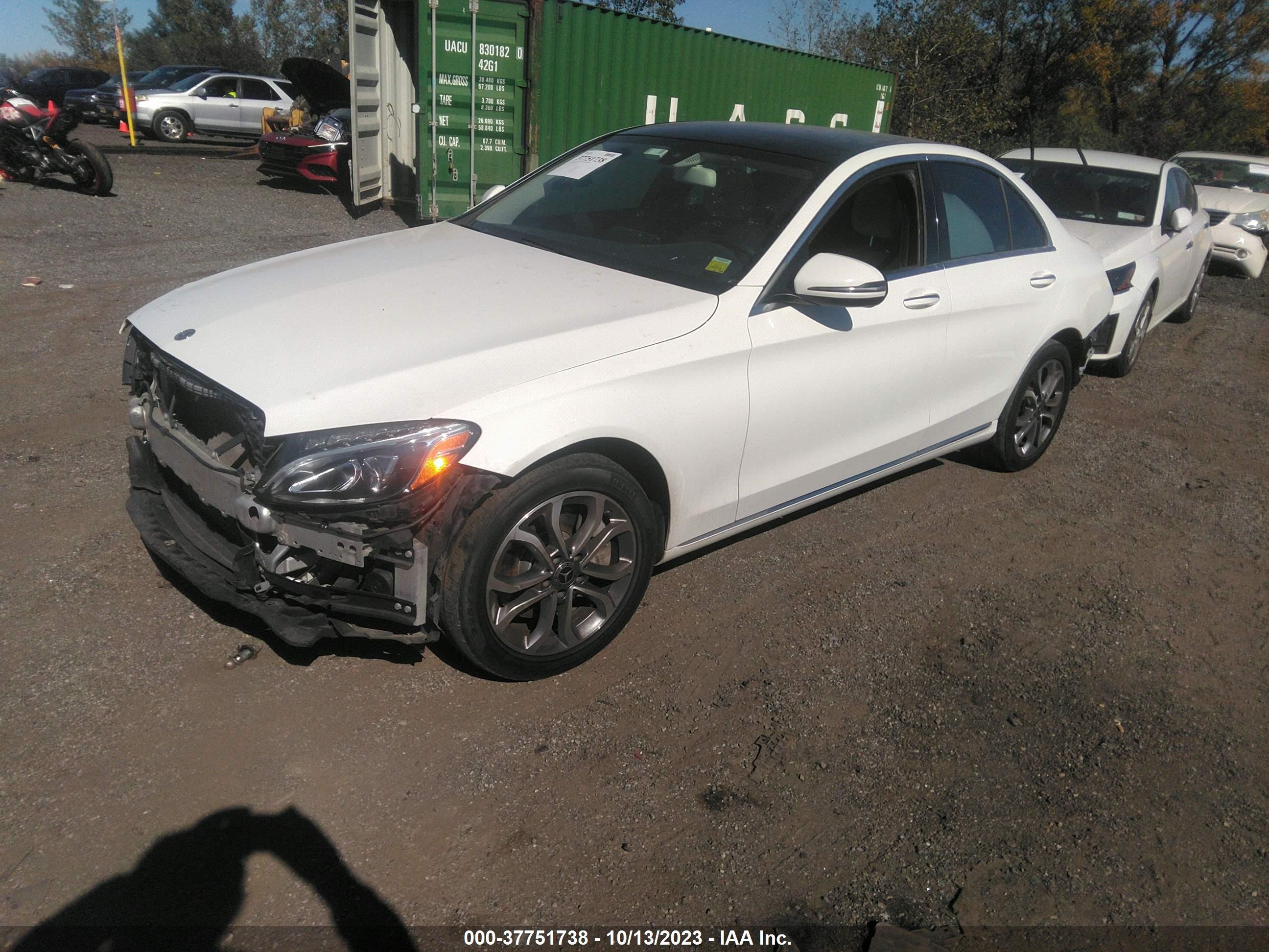 Photo 1 VIN: 55SWF4KB1HU234030 - MERCEDES-BENZ C-CLASS 