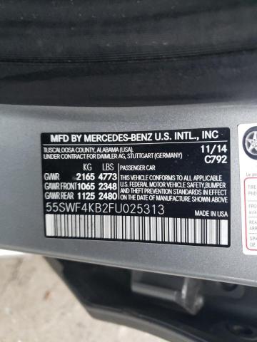 Photo 9 VIN: 55SWF4KB2FU025313 - MERCEDES-BENZ C 300 4MAT 