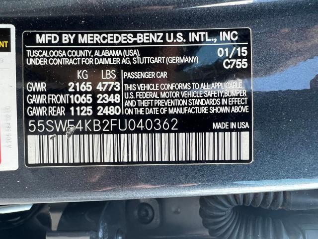 Photo 9 VIN: 55SWF4KB2FU040362 - MERCEDES-BENZ C 300 4MAT 