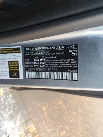 Photo 11 VIN: 55SWF4KB2GU108774 - MERCEDES-BENZ C 300 4MAT 