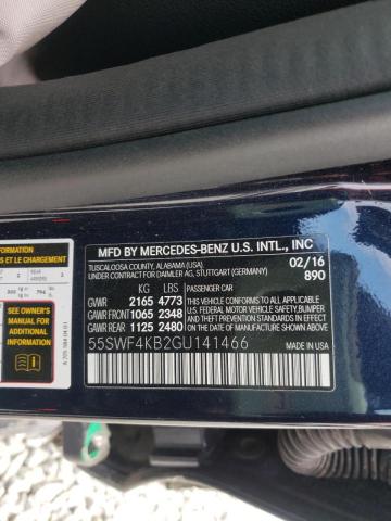 Photo 9 VIN: 55SWF4KB2GU141466 - MERCEDES-BENZ C 300 4MAT 