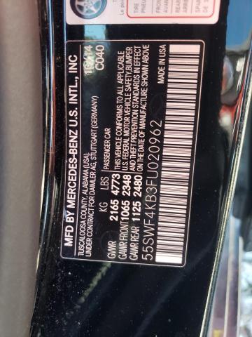 Photo 11 VIN: 55SWF4KB3FU020962 - MERCEDES-BENZ C 300 4MAT 