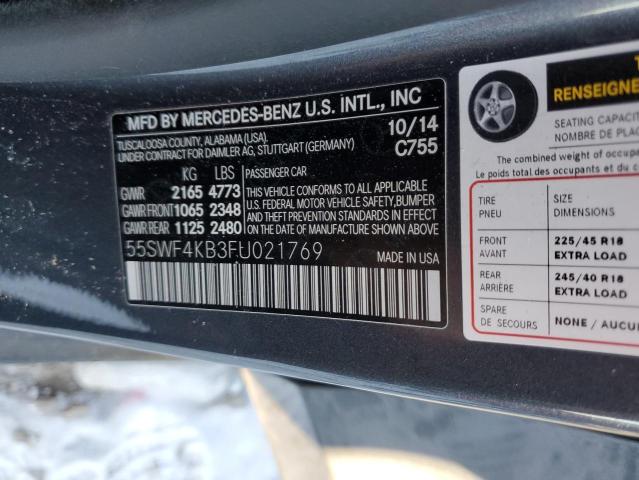 Photo 12 VIN: 55SWF4KB3FU021769 - MERCEDES-BENZ C 300 4MAT 