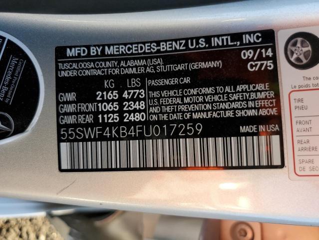 Photo 11 VIN: 55SWF4KB4FU017259 - MERCEDES-BENZ C 300 4MAT 