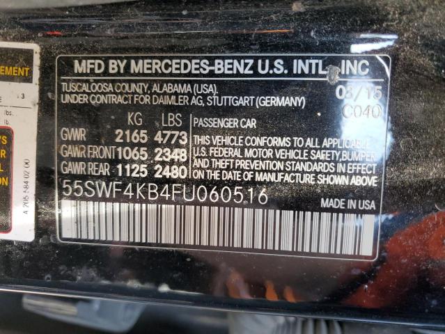 Photo 11 VIN: 55SWF4KB4FU060516 - MERCEDES-BENZ C 300 4MAT 