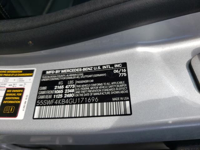 Photo 9 VIN: 55SWF4KB4GU171696 - MERCEDES-BENZ C 300 4MAT 