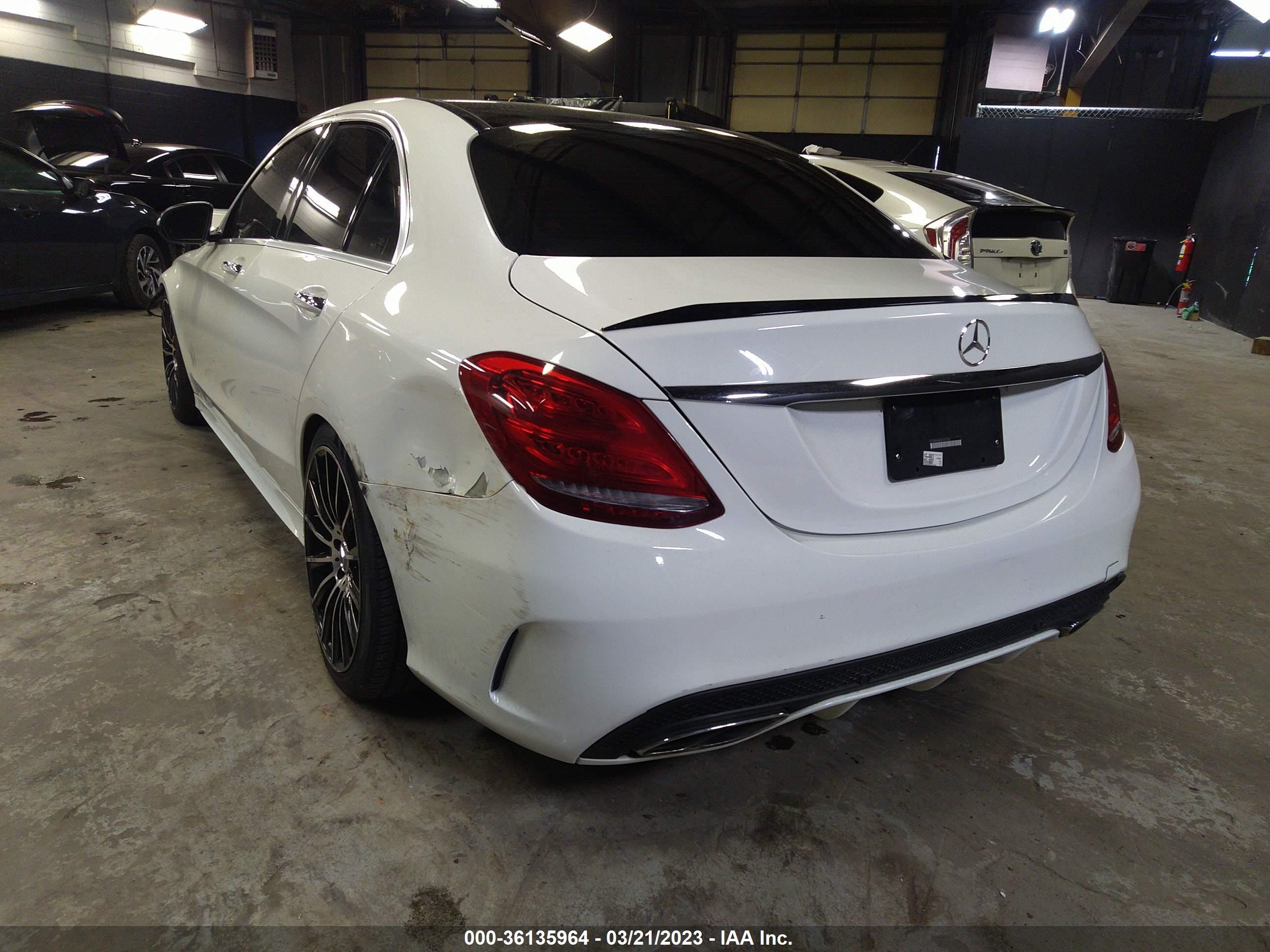 Photo 2 VIN: 55SWF4KB5FU022356 - MERCEDES-BENZ C-KLASSE 