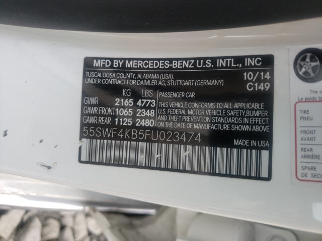 Photo 9 VIN: 55SWF4KB5FU023474 - MERCEDES-BENZ C 300 4MAT 