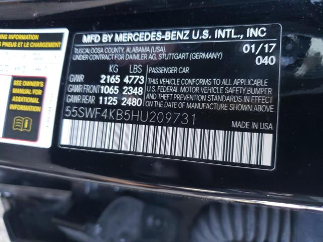 Photo 9 VIN: 55SWF4KB5HU209731 - MERCEDES-BENZ C 300 4MAT 