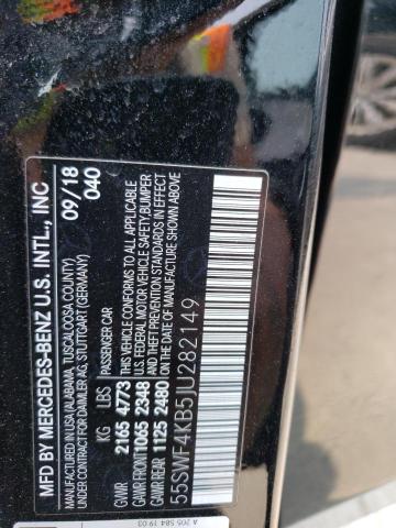 Photo 11 VIN: 55SWF4KB5JU282149 - MERCEDES-BENZ C 300 4MAT 