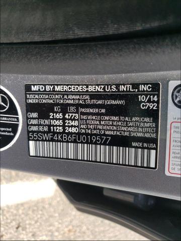 Photo 9 VIN: 55SWF4KB6FU019577 - MERCEDES-BENZ C 300 4MAT 