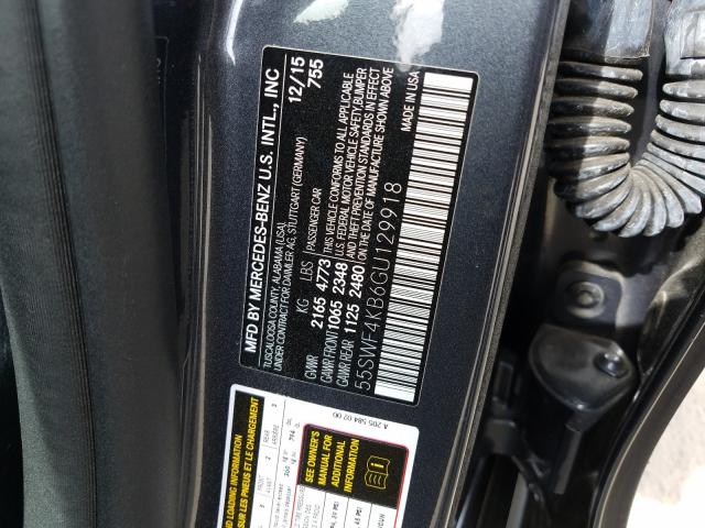 Photo 9 VIN: 55SWF4KB6GU129918 - MERCEDES-BENZ C 300 4MAT 