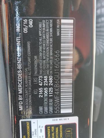 Photo 11 VIN: 55SWF4KB6GU160666 - MERCEDES-BENZ C 300 4MAT 