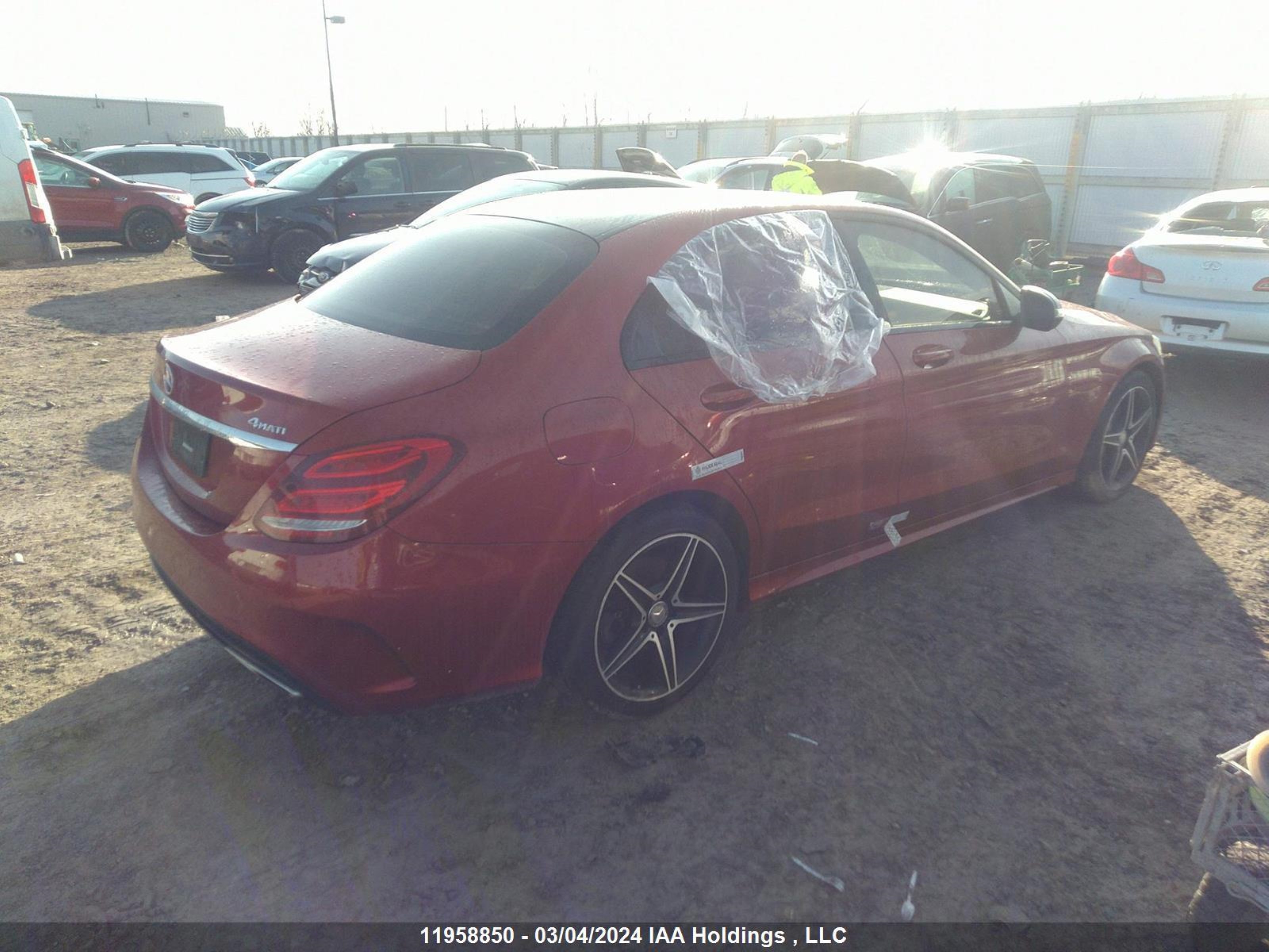 Photo 3 VIN: 55SWF4KB6GU165947 - MERCEDES-BENZ C-KLASSE 