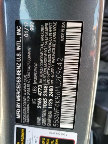 Photo 11 VIN: 55SWF4KB6HU209642 - MERCEDES-BENZ C 300 4MAT 