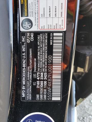 Photo 11 VIN: 55SWF4KB7FU001900 - MERCEDES-BENZ C 300 4MAT 