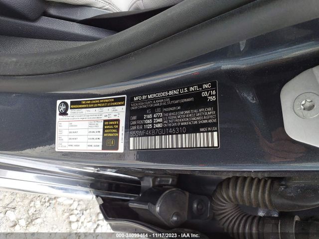 Photo 8 VIN: 55SWF4KB7GU146310 - MERCEDES-BENZ C 300 