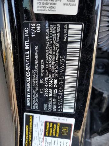 Photo 11 VIN: 55SWF4KB7HU196755 - MERCEDES-BENZ C 300 4MAT 