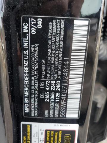 Photo 12 VIN: 55SWF4KB7JU248441 - MERCEDES-BENZ C 300 4MAT 