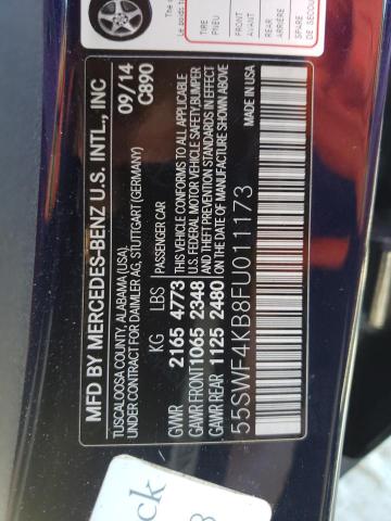 Photo 12 VIN: 55SWF4KB8FU011173 - MERCEDES-BENZ C 300 4MAT 