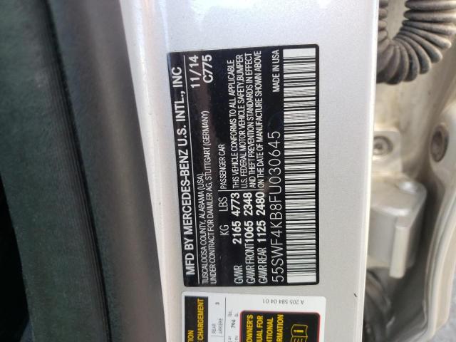 Photo 9 VIN: 55SWF4KB8FU030645 - MERCEDES-BENZ C 300 4MAT 