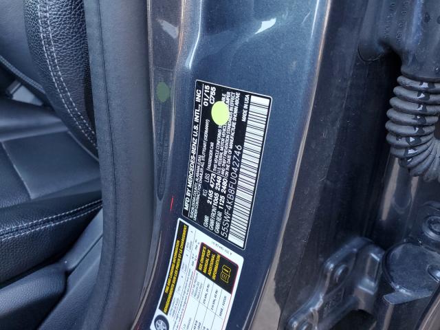 Photo 9 VIN: 55SWF4KB8FU042746 - MERCEDES-BENZ C 300 4MAT 