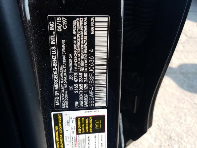 Photo 9 VIN: 55SWF4KB8FU063614 - MERCEDES-BENZ C 300 4MAT 