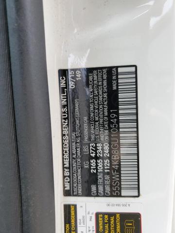 Photo 11 VIN: 55SWF4KB8GU105491 - MERCEDES-BENZ C 300 4MAT 