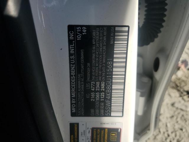 Photo 11 VIN: 55SWF4KB8GU115681 - MERCEDES-BENZ C 300 4MAT 