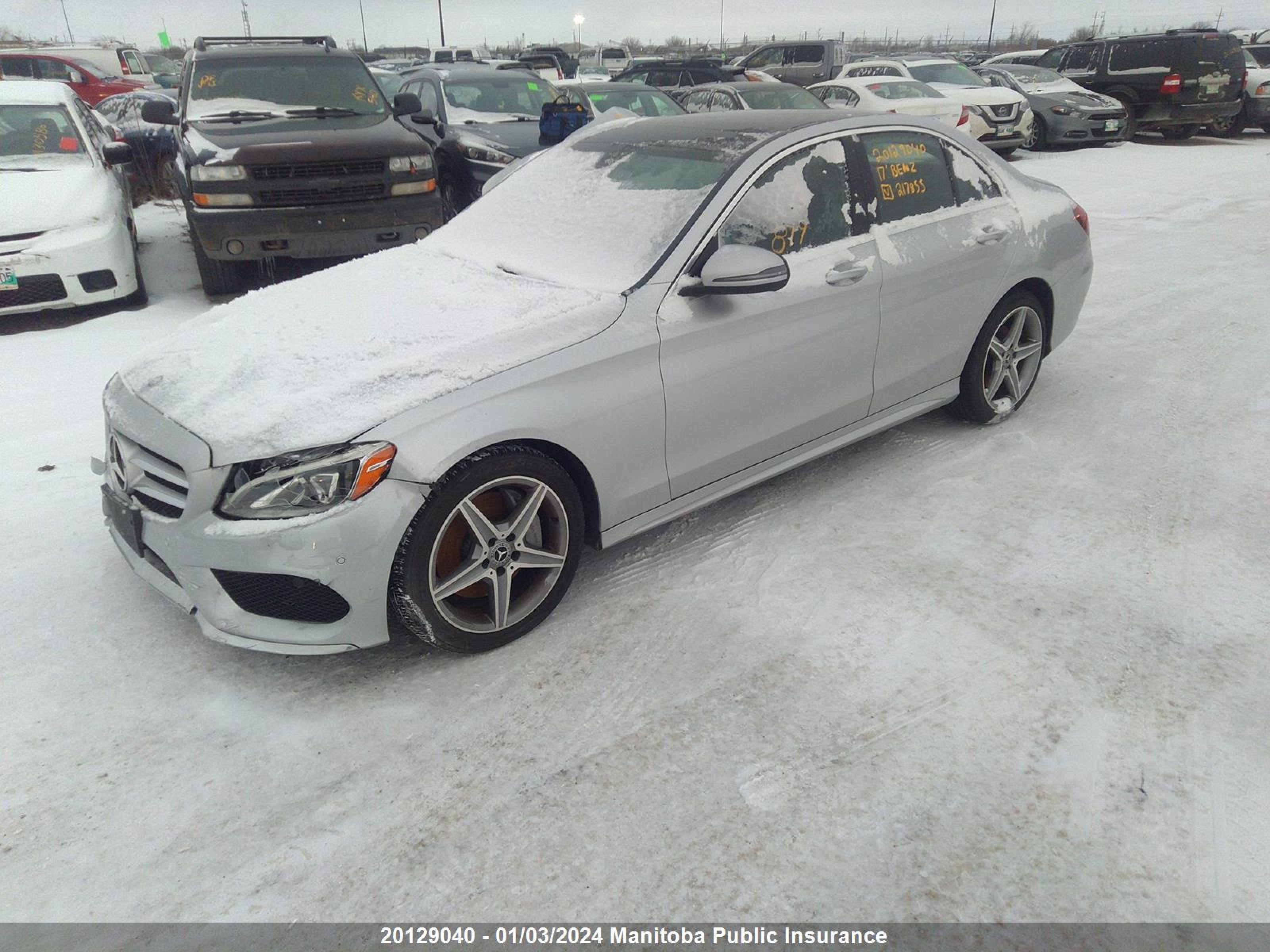 Photo 1 VIN: 55SWF4KB8HU217855 - MERCEDES-BENZ C-KLASSE 