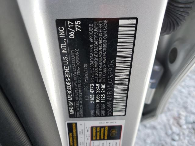 Photo 11 VIN: 55SWF4KB8JU235908 - MERCEDES-BENZ C 300 4MAT 