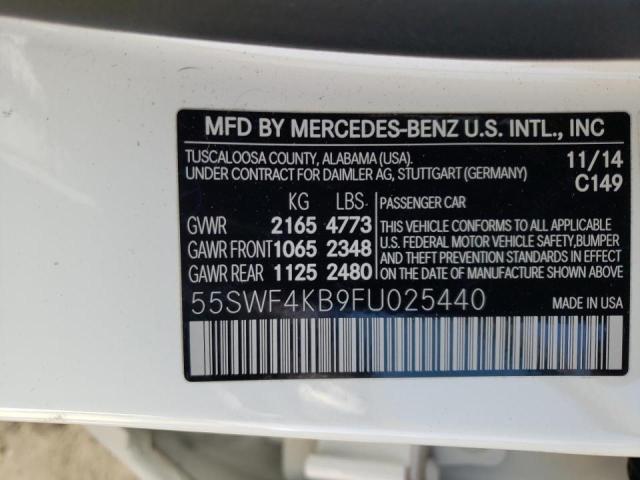 Photo 9 VIN: 55SWF4KB9FU025440 - MERCEDES-BENZ C 300 4MAT 