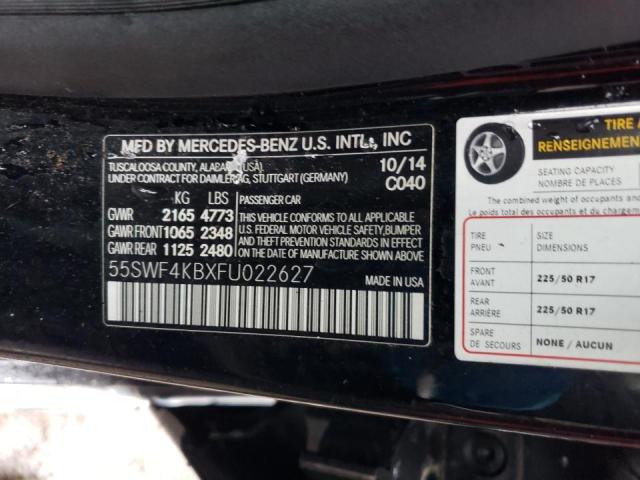 Photo 11 VIN: 55SWF4KBXFU022627 - MERCEDES-BENZ C 300 4MAT 