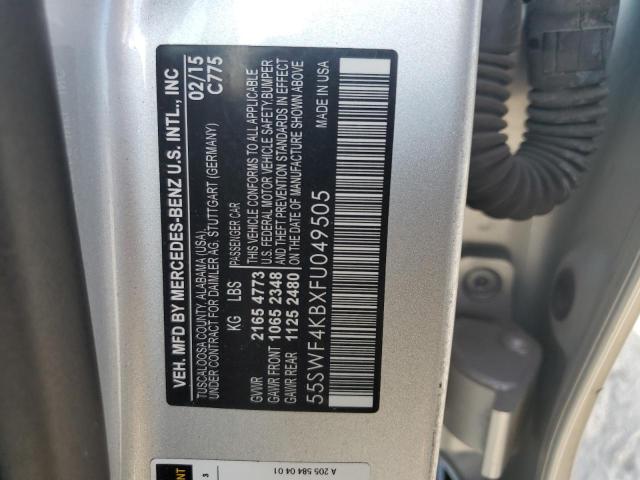 Photo 12 VIN: 55SWF4KBXFU049505 - MERCEDES-BENZ C 300 4MAT 