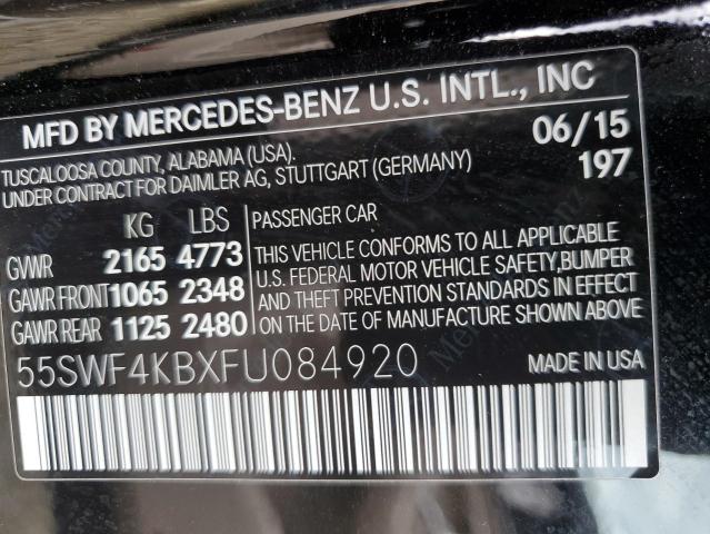 Photo 9 VIN: 55SWF4KBXFU084920 - MERCEDES-BENZ C 300 4MAT 