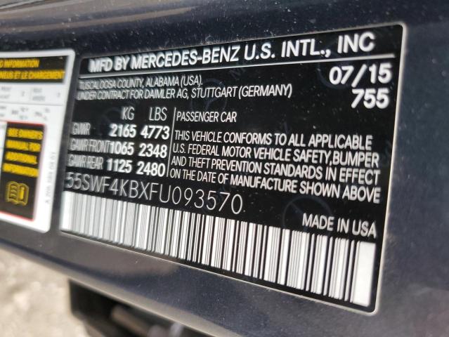 Photo 11 VIN: 55SWF4KBXFU093570 - MERCEDES-BENZ C 300 4MAT 