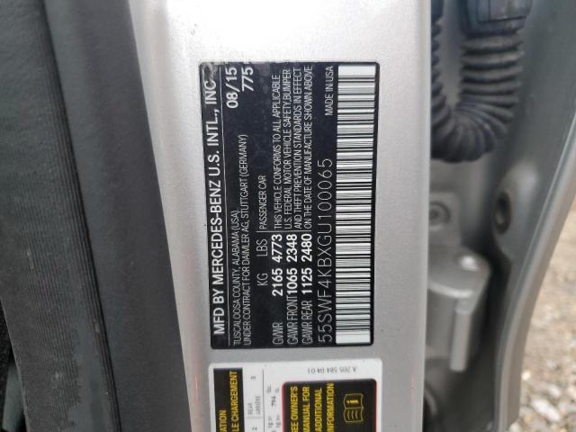 Photo 11 VIN: 55SWF4KBXGU100065 - MERCEDES-BENZ C 300 4MAT 