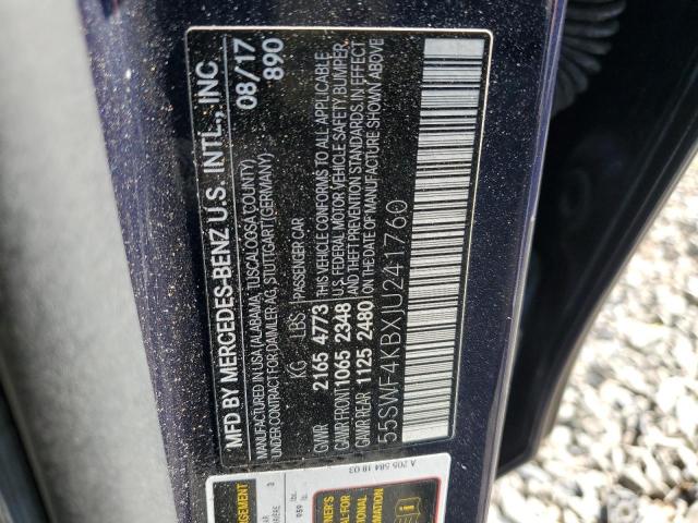 Photo 11 VIN: 55SWF4KBXJU241760 - MERCEDES-BENZ C 300 4MAT 