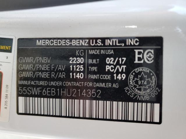 Photo 12 VIN: 55SWF6EB1HU214352 - MERCEDES-BENZ C 43 4MATI 