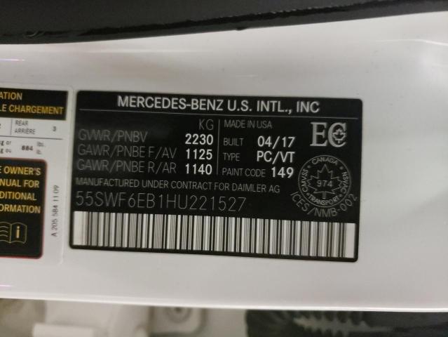 Photo 11 VIN: 55SWF6EB1HU221527 - MERCEDES-BENZ C 43 4MATI 