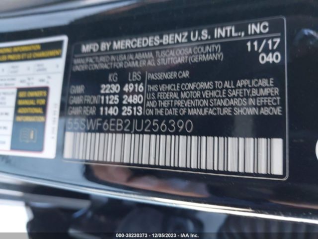 Photo 8 VIN: 55SWF6EB2JU256390 - MERCEDES-BENZ AMG C 43 